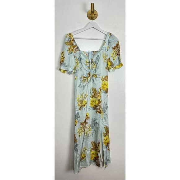 FAVORITE DAUGHTER The Vineyard Floral Print Maxi Dress in Sky Blue Size US 0 - Picture 7 of 13